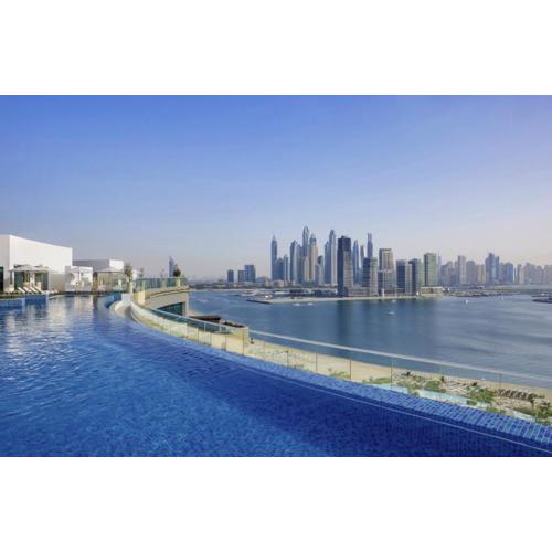 Highend Seven Palm 1BR Private Beach and Infinity Pool