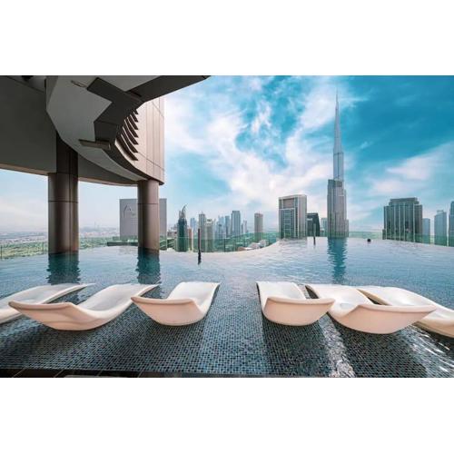 Highest Infinity Pool Burj Khalifa View