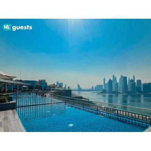 HiGuests - Palm Jumeirah Studio With Roof Top Infinity Pool