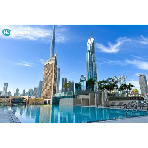 HiGuests - Sky-High Luxury 2BR Apt in Downtown Views Dubai
