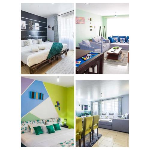 Hirwado Homes & Cozy Rooms JKIA -3 Bedrooms With 5beds, 2Baths