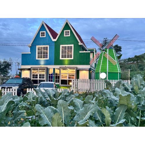 Holand style Vila Comfy for Family blue