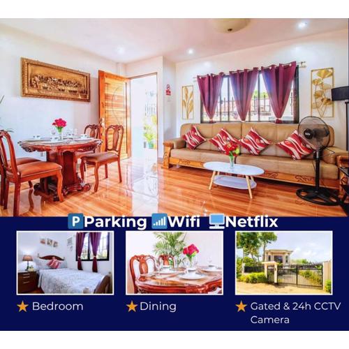 Home Away From Home 2BR Apartment 6 Minutes Drive to Grand Mall WiFi, Netflix & Free Parking