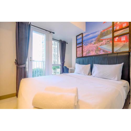 Homey and Relaxing Studio Tokyo Riverside PIK 2 Apartment By Travelio