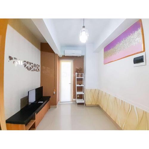 Homey and Warm 1BR at Student Castle Yogyakarta Apartment By Travelio