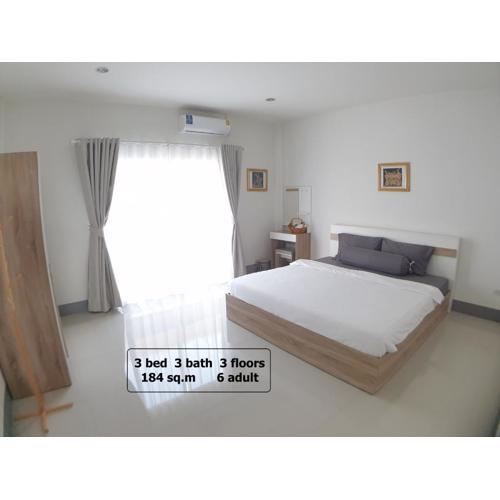 House in community mall, spacious 6 people, 3BR