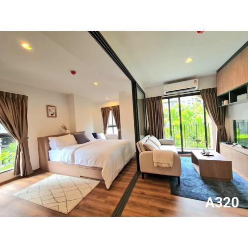 Hua Hin 1 Bedroom pool view near beach, cicada