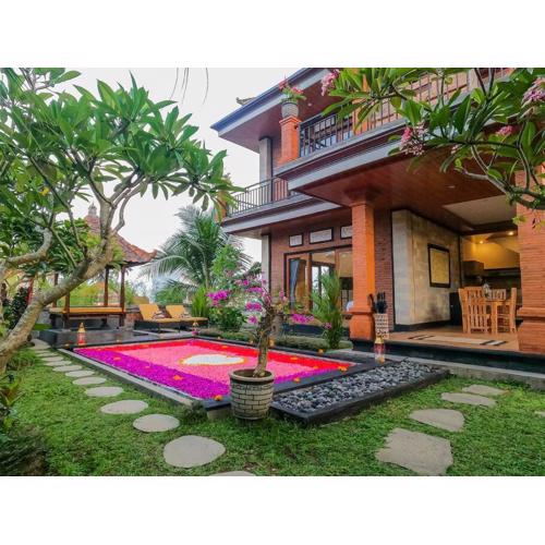 Huge Modern Balinese Home with Panoramic Rice Views!