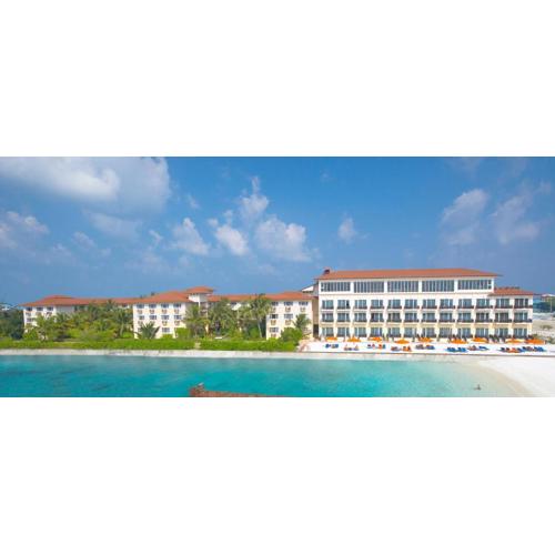 Hulhule Island Hotel- Private Beach Access & Airport Pick-up and Drop