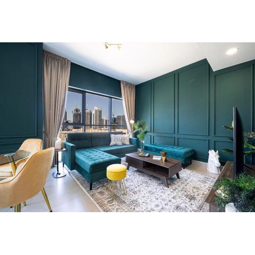 Iconic Burj Khalifa Views from Luxury 1BR Home