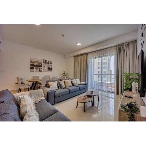 Incredible Sea View apartment in the JBR, 2 BR, BAHAR 2, the 21st floor