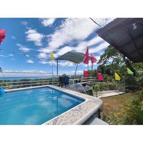 Island samal overlooking view house with swimming pools