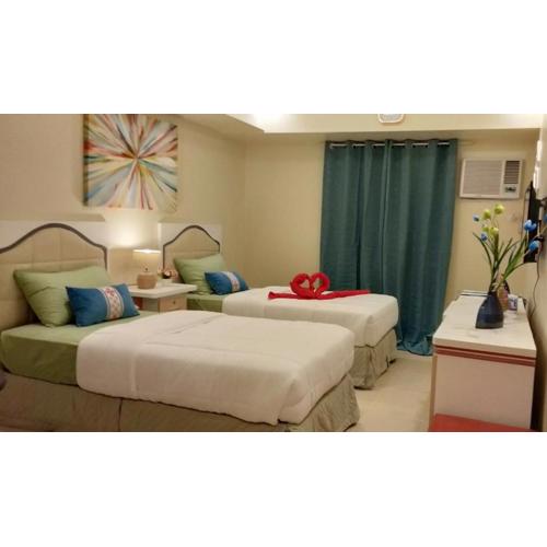 IT PARK, Cebu City, Twin Beds Avida Riala - unlimited data fast internet up to 100mbps