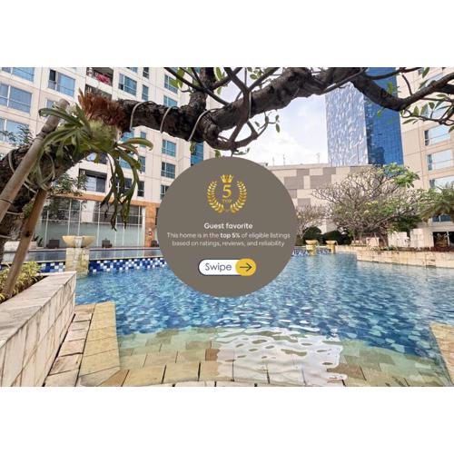 Jakarta Two Bedroom Casa Grande Residence Apartement Connected to Mall