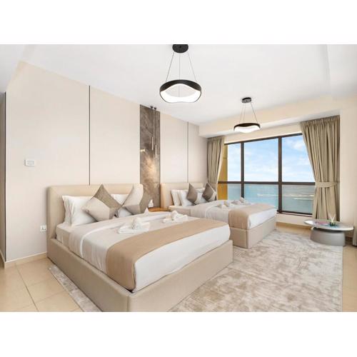 JBR's Most Luxurious 2BDR Dubai Eye, Palm & Marina Views