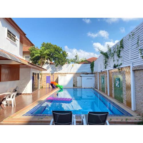 Jomtien 6BR old villa,new pool
