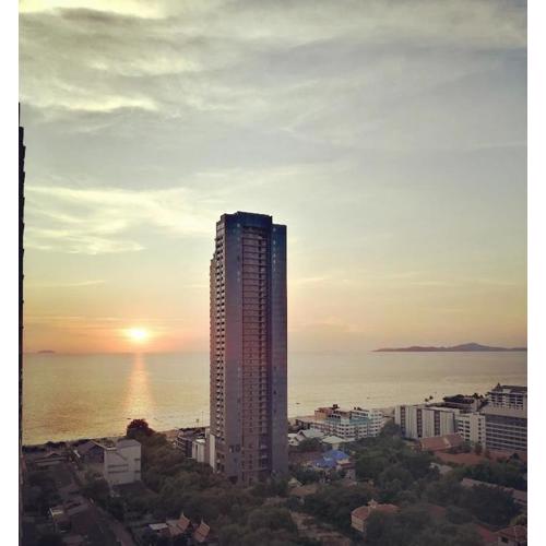 jomtien pattaya ทอง floor24th seaview 1bedroom 33sqm