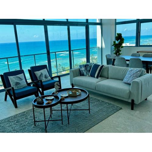 Juan Dolio, Beach Access 2 BR Apt Salitre Tower front of Club Hemingway