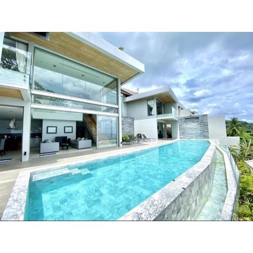 Kamala Beach卡马拉海滩 6卧室泳池别墅 优秀的海景西海岸位置 含佣人车位接机