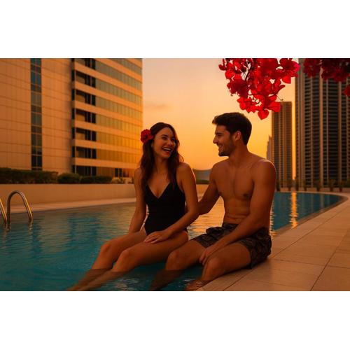 Keyrock Damac Maison Privée - Studio in Business Bay with Pool, Gym & Free Parking