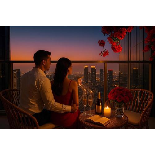 Keyrock Living - Burj Khalifa View Retreat with Pool