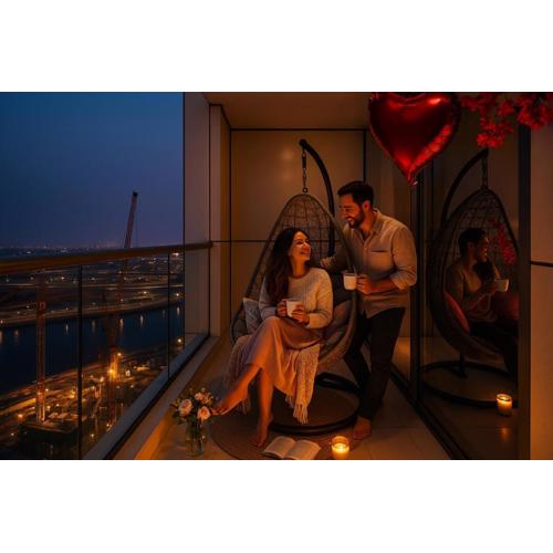 Keyrock Living - Lakeview Escape in Business Bay