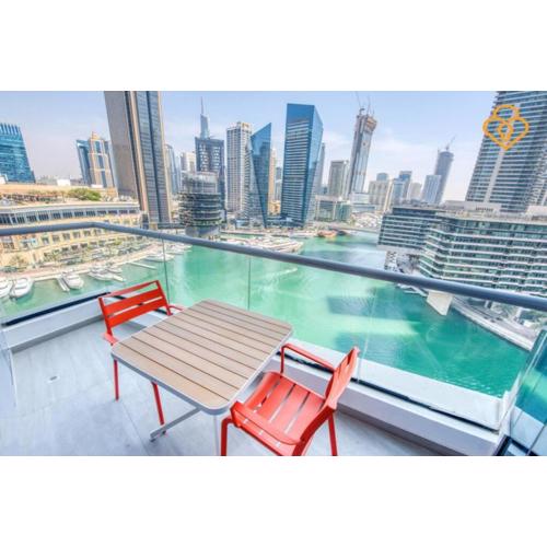 Keysplease Magnificent views of the Marina, Bay Central Dubai Marina