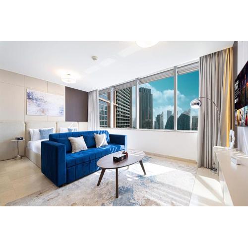 King Bed & Modern Comfort Studio in DIFC Downtown