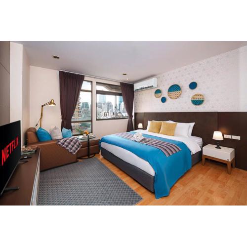 King suite with kitchen-Short walk to Park,BTS,Mall