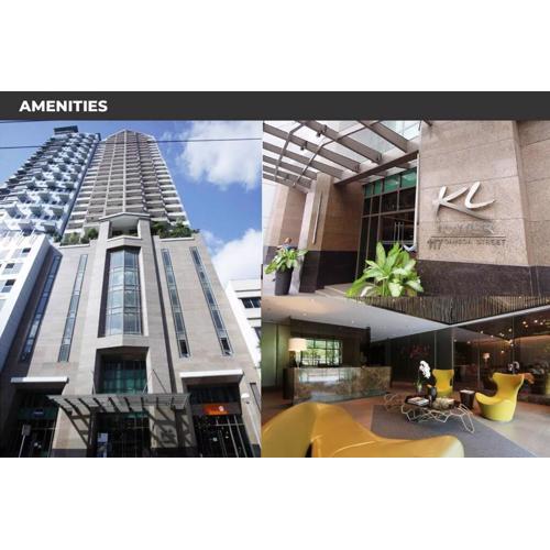 KL Tower Makati near Greenbelt with free access to gym, sauna & 100Mbps Wi-fi