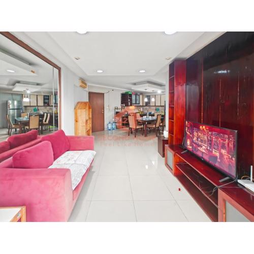 Large 3BR Rasuna Apt with Pool & Wi-Fi by 2ndHome