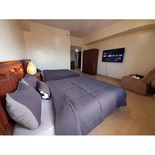 Large studio Cubao with 2 beds