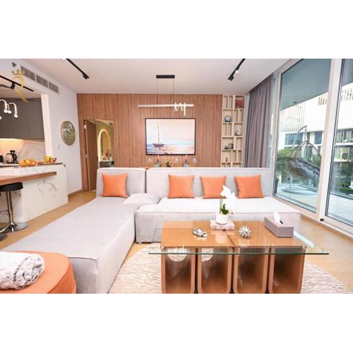Lilac Breeze 1BR - Stylish Stay with Balcony Near Saadiyat Beach & Louvre Abu Dhabi