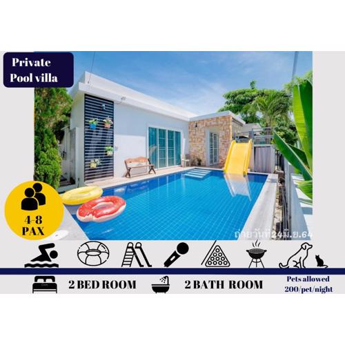 Little Hua-Hin Private Poolvilla From beach 3km
