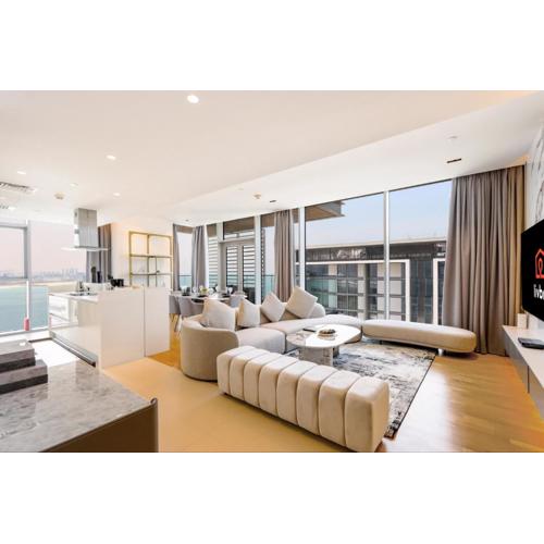 Livbnb - Bluewaters 3BR plus Maid's, with Sea Views