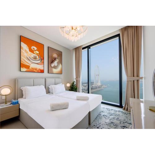 Livbnb - Lush 2BR Suite with Sea and Ain View in Address JBR