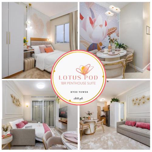 LotusPod 1BR Penthouse at Cebu Park Residences - FREE Parking, Near Ayala, IT Park, IEC Convention