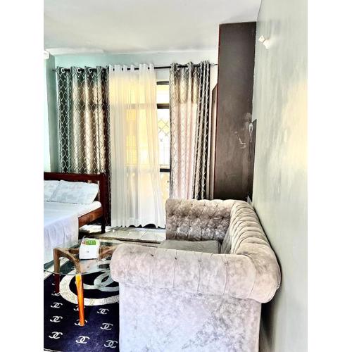 Lush Penthouse Studio bamburi with balcony views