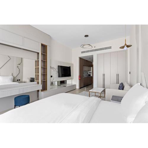 Lux studio in Arjan with pool and full amenities