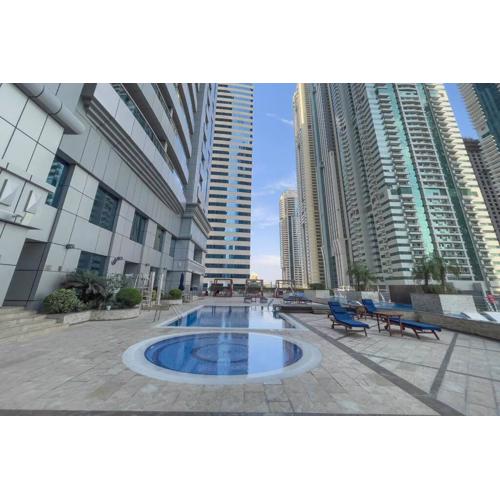Lux two br w Sea Views from rooms in Dubai Marina