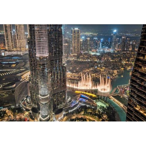 Luxe 3BR Retreat, Balcony Burj & Fountain Views, Prime Downtown Stay