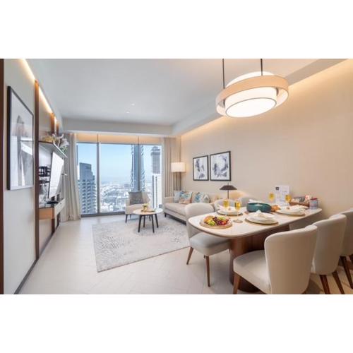 Luxurious 2BD High Floor in Address Residences Opera Downtown walk to Burj and Mall