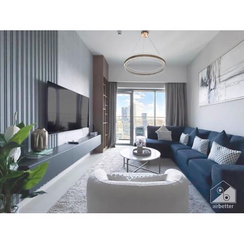 Luxurious Burj Royale 1B Apt With Balcony & City Views