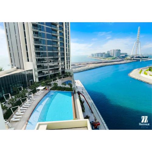 Luxurious Marina & Sea views 1BR near Blue Waters Dubai Marina By Maxx Value Homes