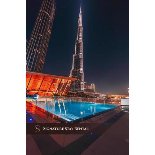 Luxury 1-Bedroom Holiday Apartment in Downtown Dubai I Walk to Dubai Mall and Fountains