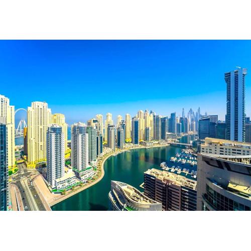 Luxury 1 Bedroom Marina View, Sleeps 5, 1 Min to Metro