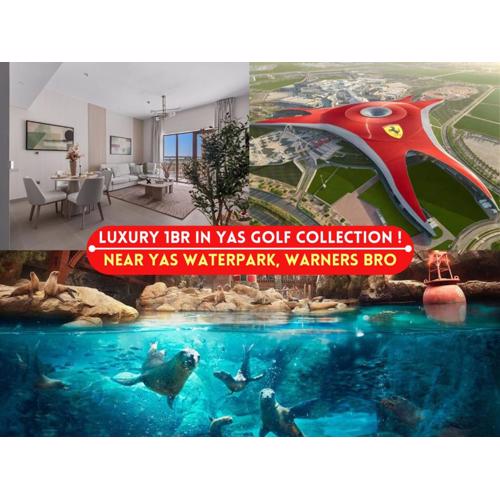 Luxury 1br Yas Island, Golf & Water Views!near F1