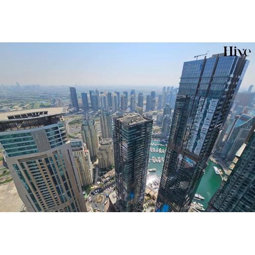 Luxury 2 BR Stunning Views 67th Floor Dubai Marina