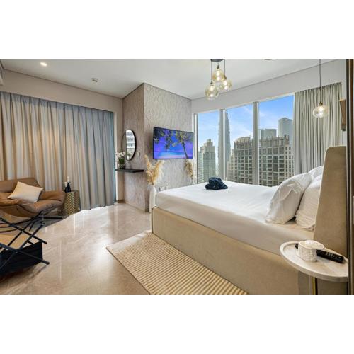 Luxury 2BR Apartment With Burj Khalifa View, Downtown Dubai -Near Dubai Mall