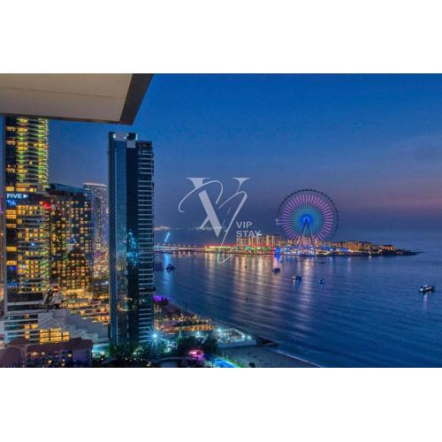 Luxury 2BR with Dubai Eye and Sea Views at One JBR
